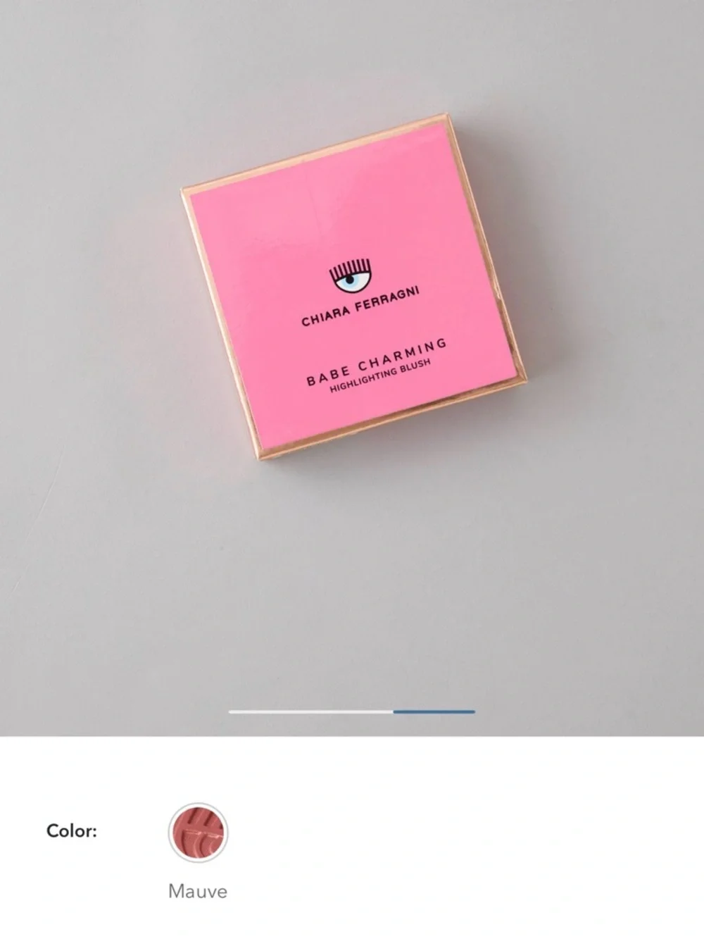 Chiara Ferragni Babe Charming 02 Highlighting Blush NIB Sealed Made Italy